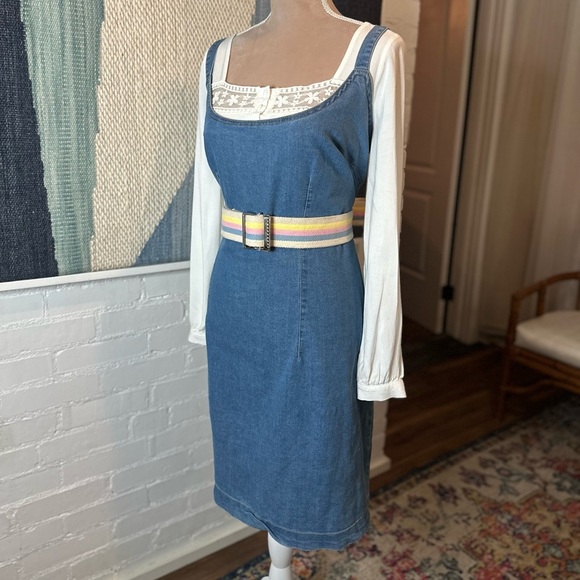 Highway Jeans Plus Size Stretch Denim Bodycon Dress - Picture 3 of 16